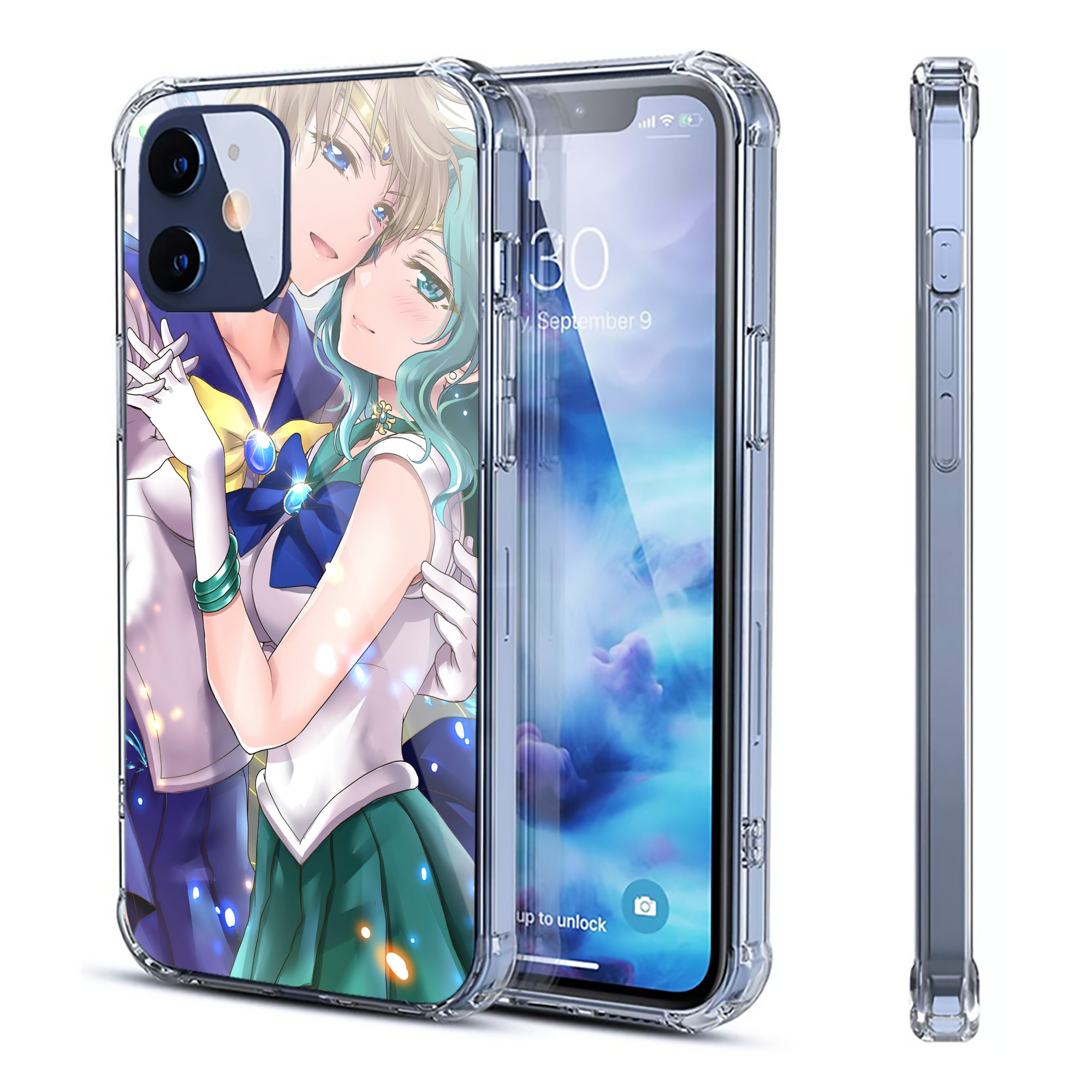 （画像用） 美少女戦士セーラームーン Sailor Moon 【iPhone 12シリーズ対応】透明スマホケース（クリアソフトケース）